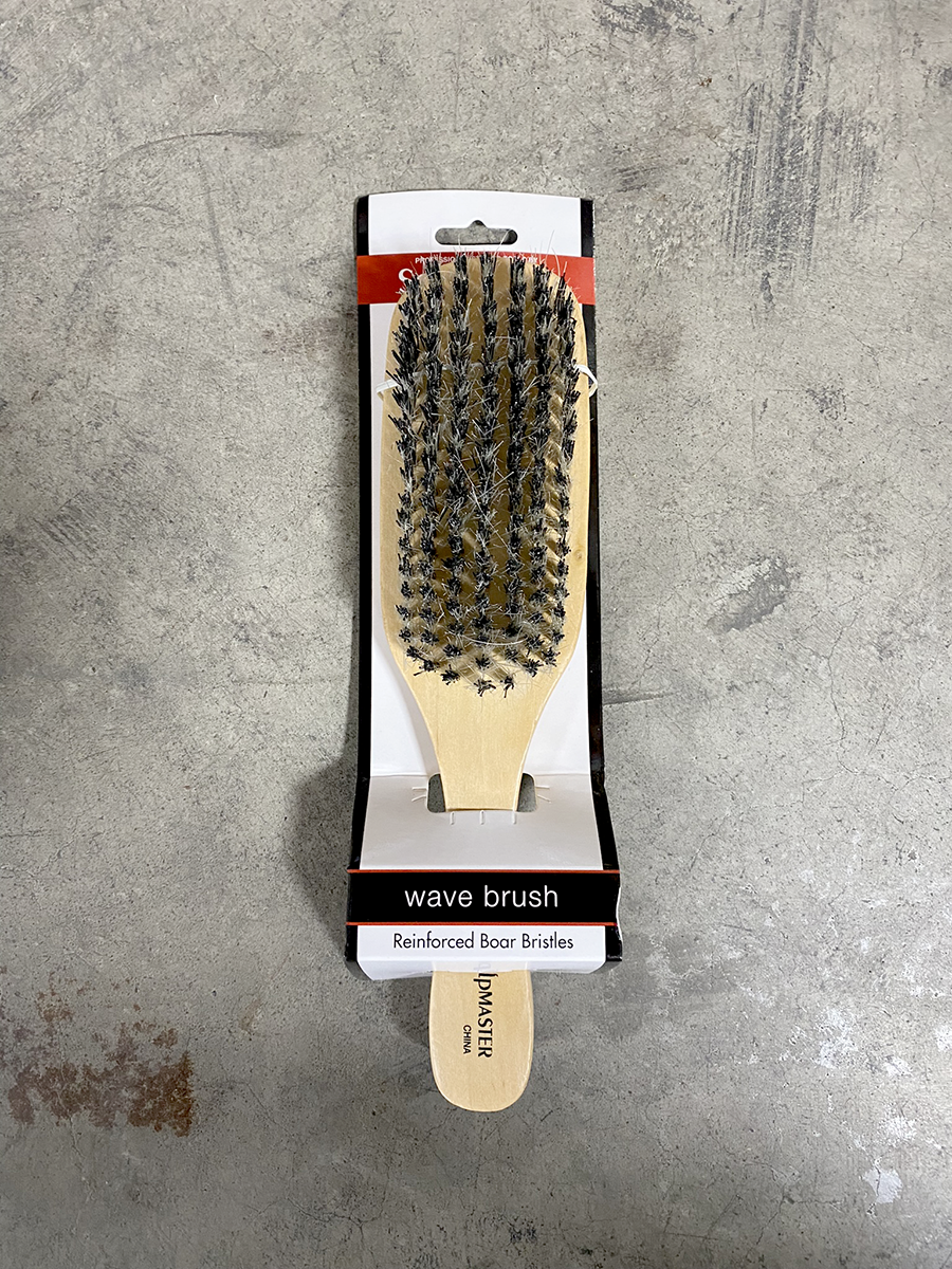 Wave Brush Scalpmaster - Bois Naturel
