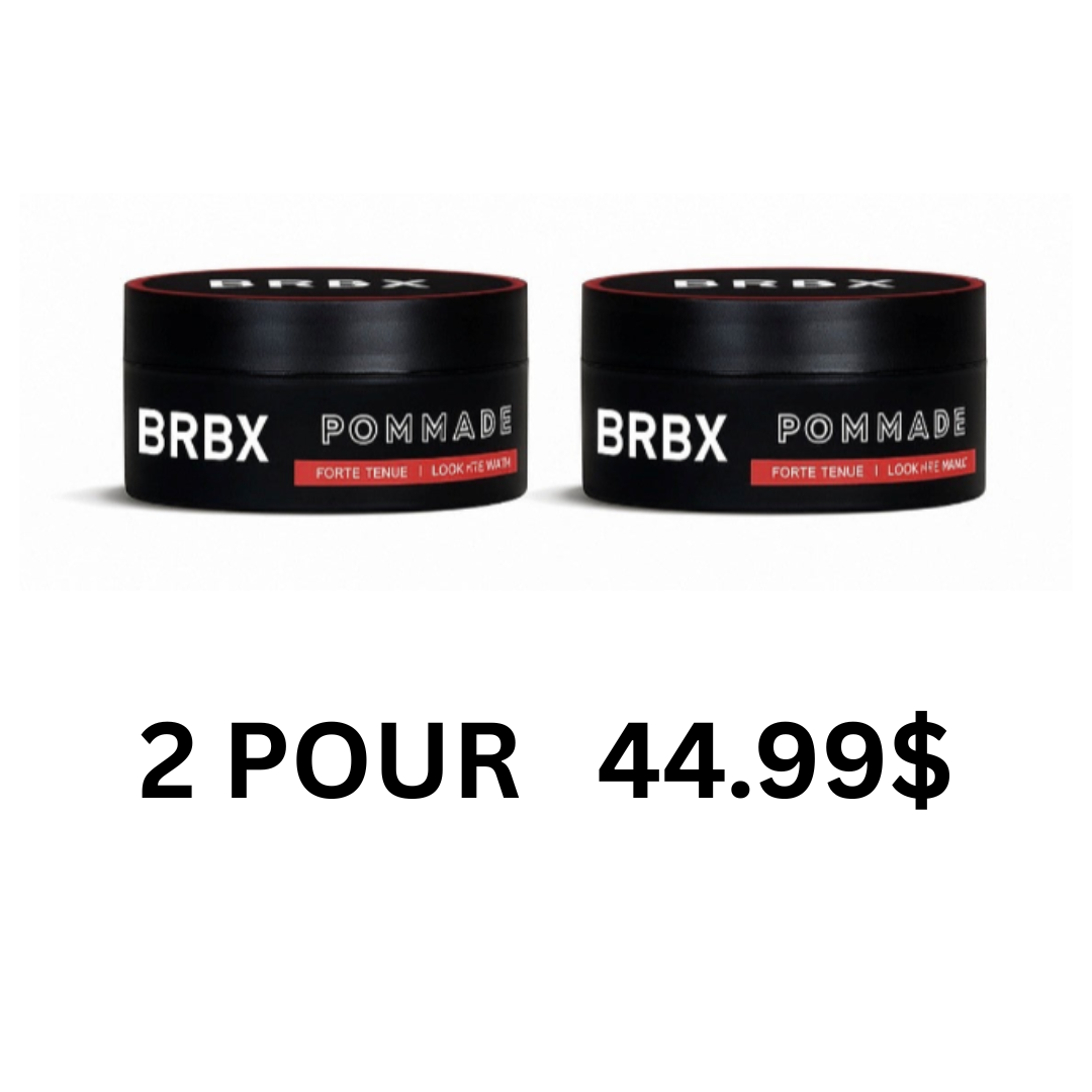 BRBX Pommade Mate Homme – Spécial DUO