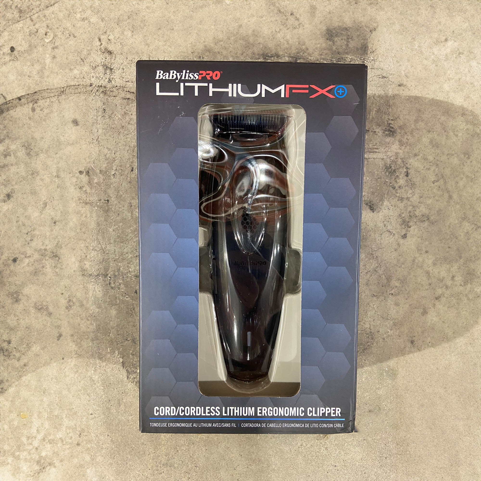 BaBylissPRO® LithiumFX+ – Tondeuse Ergonomique Sans Fil Noir Mat (Édition Limitée)