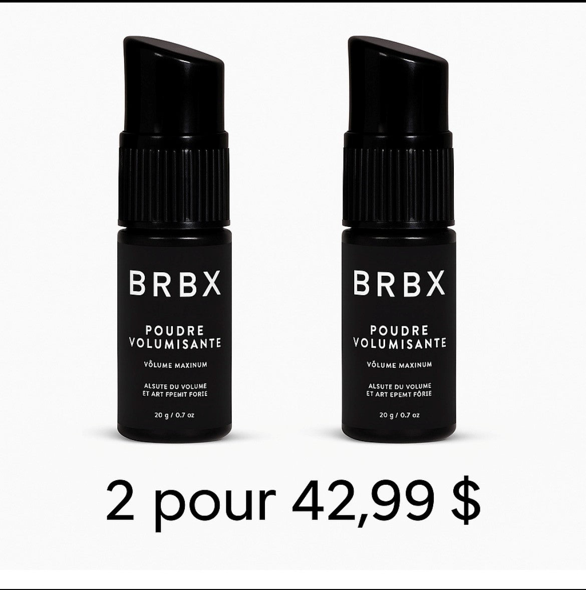 Poudre Volumisante BRBX Homme – Spécial DUO