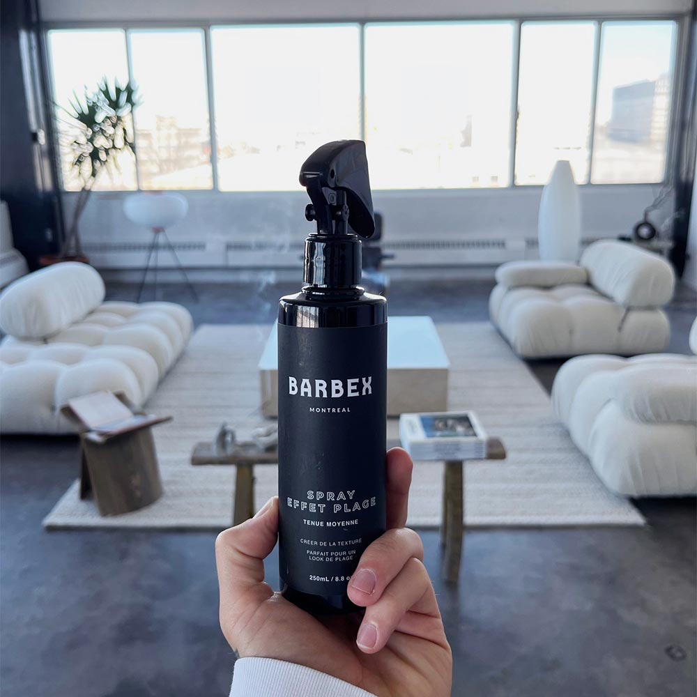 BRBX Spray Sel Marin Effet Plage pour Homme – Texture & Volume Naturels, Finition Mate – 250ml / 8.8oz