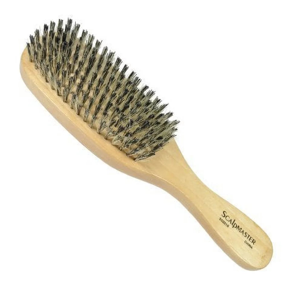 Wave Brush Scalpmaster - Bois Naturel