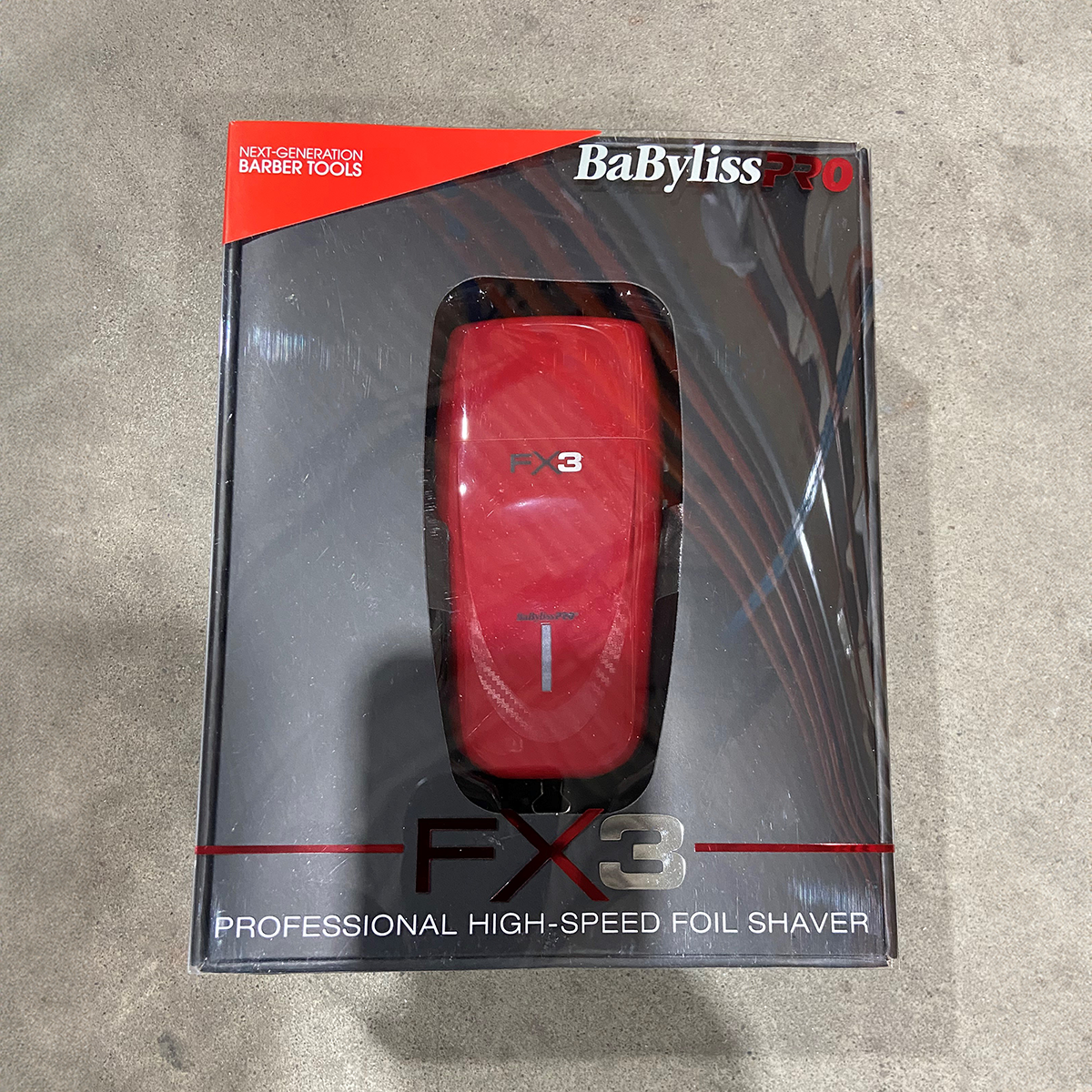 Rasoir BabylissPRO FX3 Rouge - Rasoir Haute Vitesse Professionnel