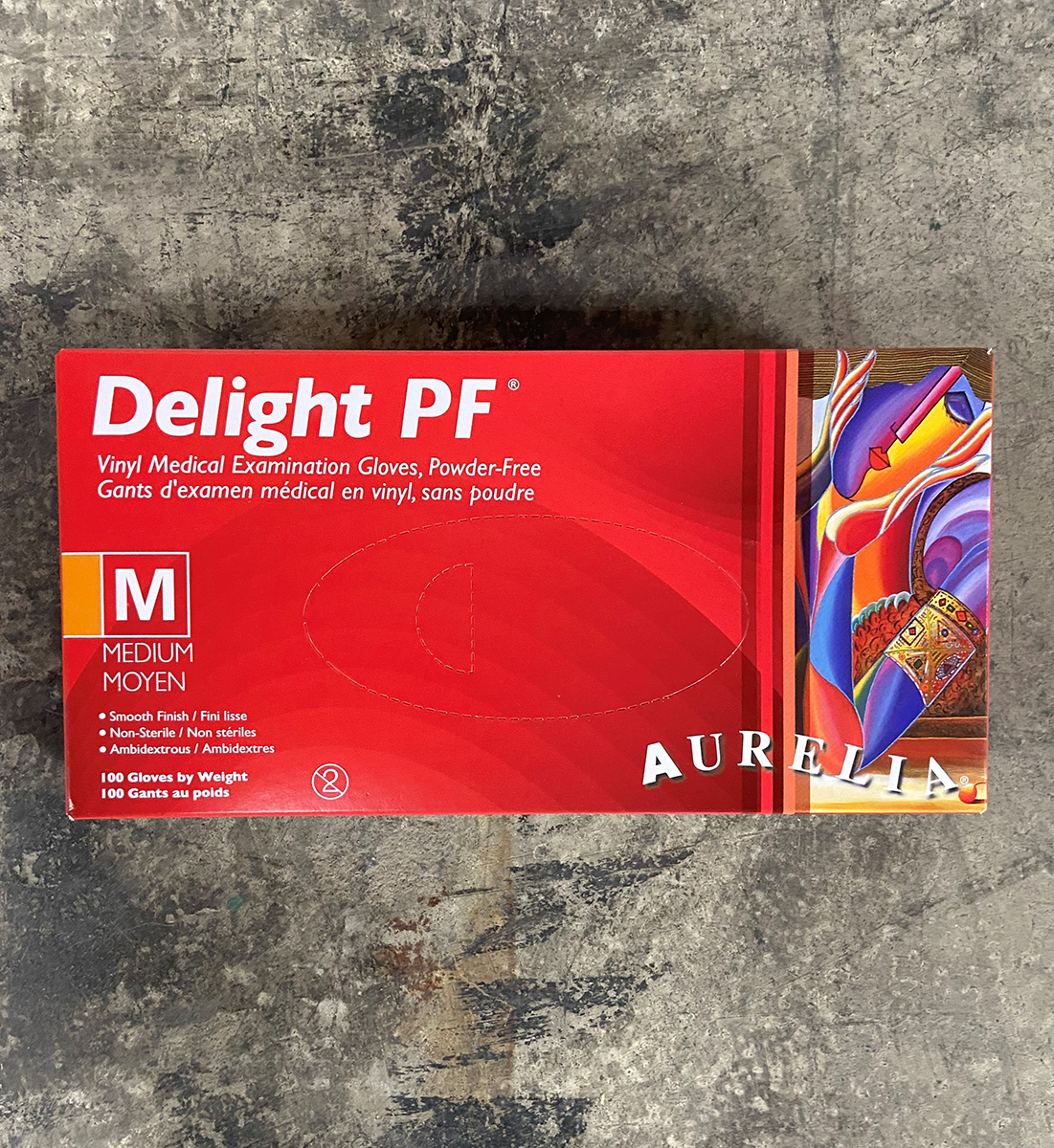 Gants en Vinyle Non Poudrés Aurelia® Delight Clear PF®