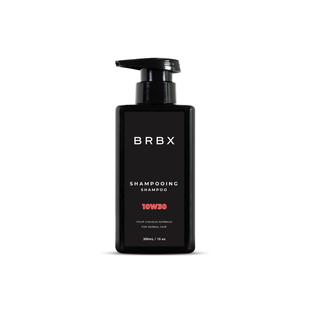 BRBX 10w30 Men's Daily Shampoo - Hydration &amp; Softness, All Hair Types, 300ml / 10oz