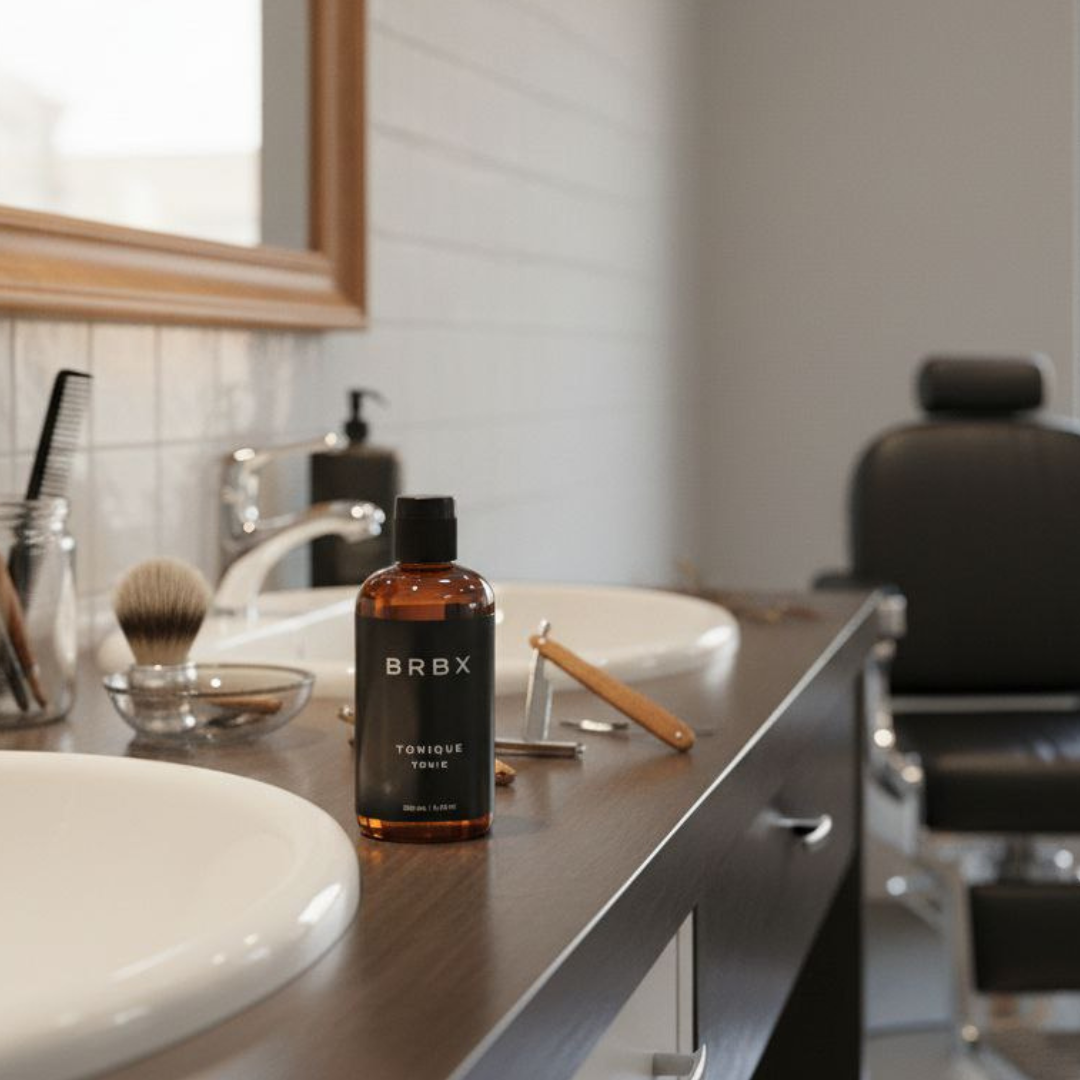 BRBX Tonique Coiffant Homme – Fixation Forte, Look Naturel, 250ml / 8oz