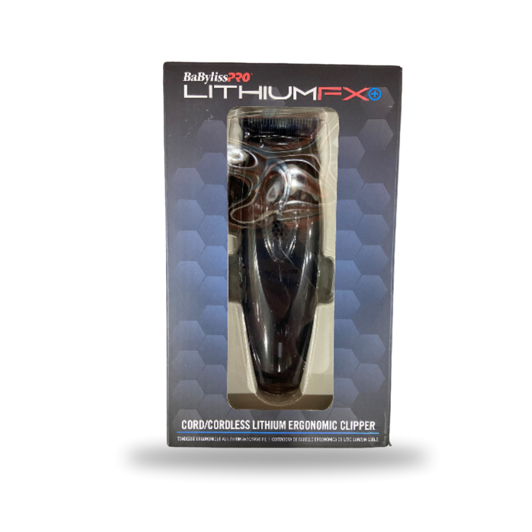 BaBylissPRO® LithiumFX+ – Ergonomic Cordless Clipper Matte Black (Limited Edition)