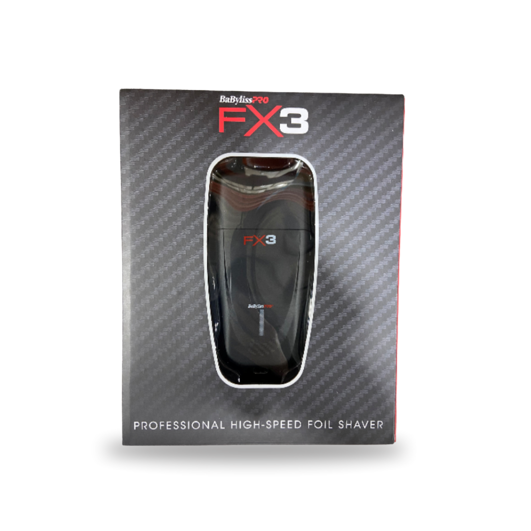 BaBylissPRO® FX3 – High Speed ​​Double Foil Shaver with or without Cord (Black)