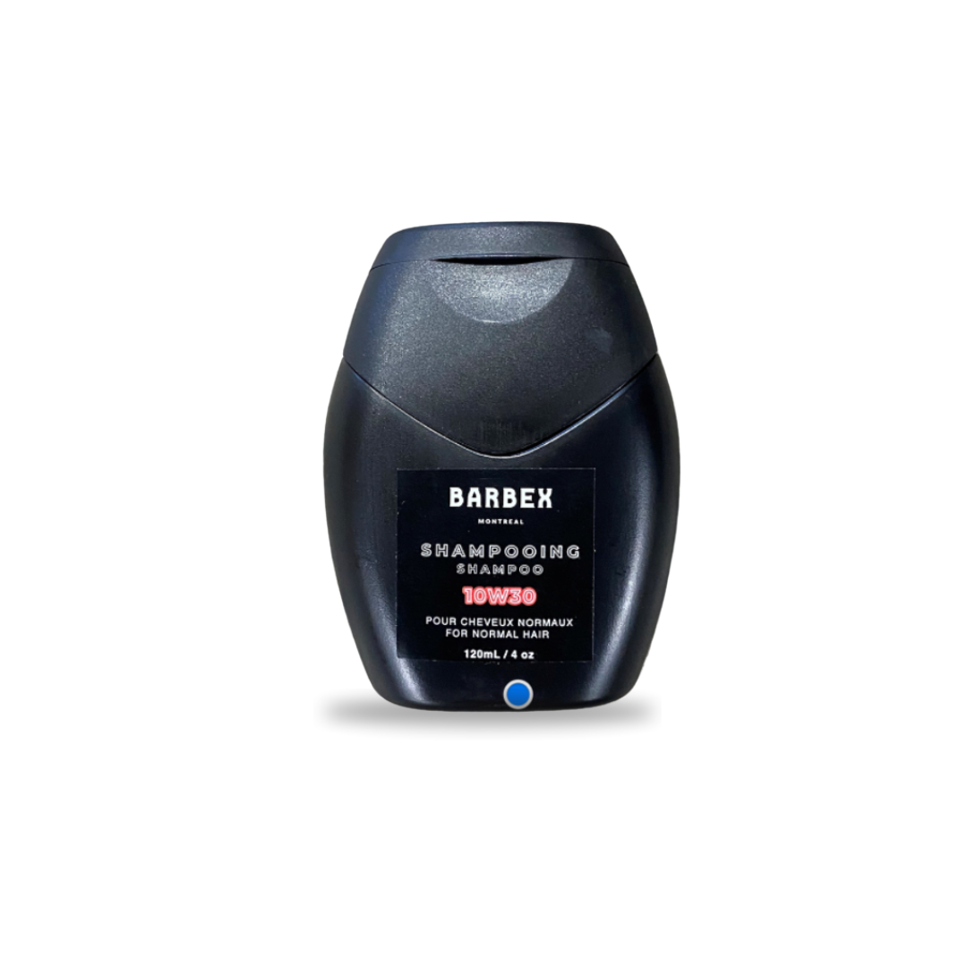 BRBX 10w30 Men's Daily Shampoo – Hydration &amp; Softness, All Hair Types, 120ml / 4 oz 